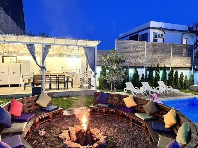 5 otaqlı həyət evi/bağ evi - Qəbələ - 140 m² (9)