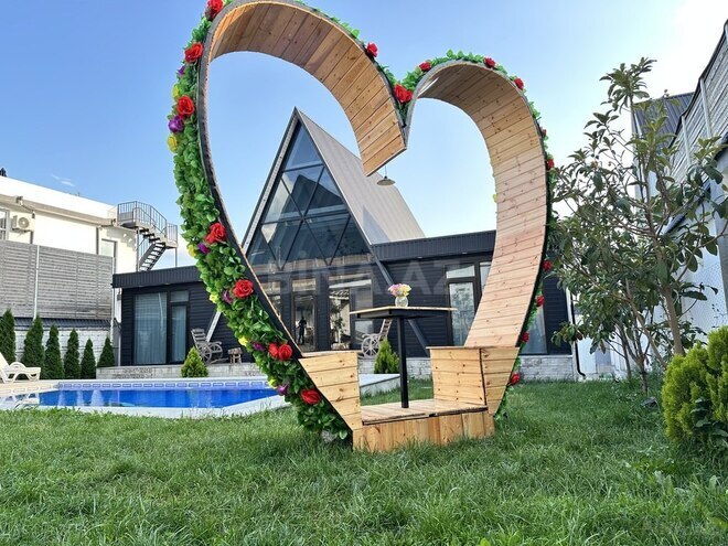 5 otaqlı həyət evi/bağ evi - Qəbələ - 140 m² (28)