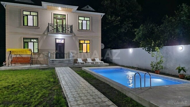 5 otaqlı həyət evi/bağ evi - Qəbələ - 450 m² (1)
