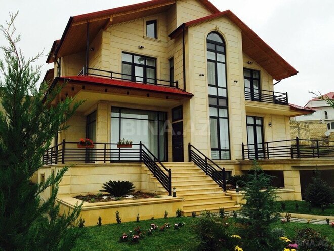 8 otaqlı həyət evi/bağ evi - Badamdar q. - 500 m² (1)