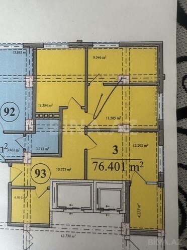 3 otaqlı yeni tikili - Xırdalan - 77 m² (5)