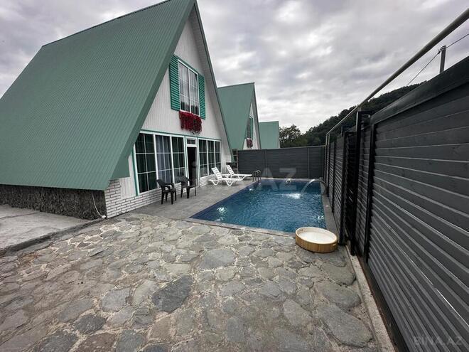 4 otaqlı həyət evi/bağ evi - Qəbələ - 120 m² (1)