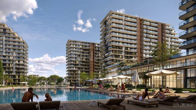 1-комн. новостройка - пос. Нардаран - 39 м² (1)