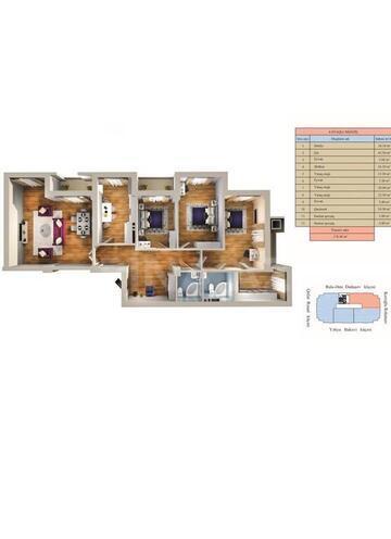 4 otaqlı yeni tikili - Gənclik m. - 176.4 m² (3)