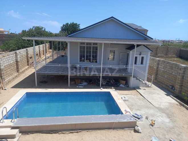 4 otaqlı həyət evi/bağ evi - Pirşağı q. - 90 m² (1)