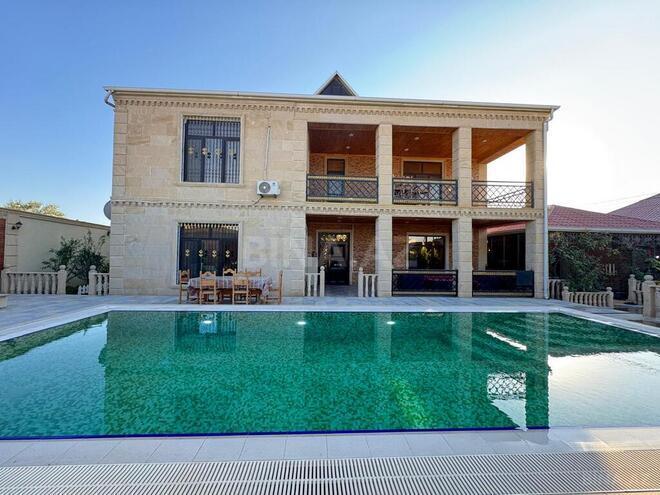 6 otaqlı həyət evi/bağ evi - Nardaran q. - 350 m² (1)