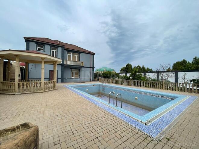 5 otaqlı həyət evi/bağ evi - Novxanı q. - 400 m² (2)