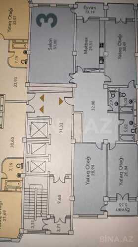 4 otaqlı yeni tikili - Yasamal r. - 218 m² (17)