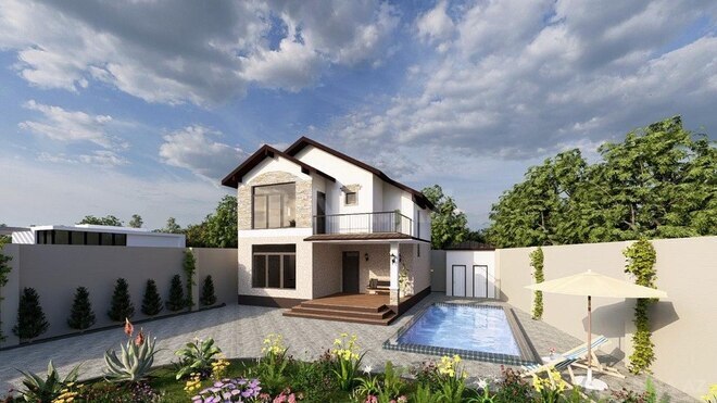 4 otaqlı həyət evi/bağ evi - Pirşağı q. - 170 m² (5)