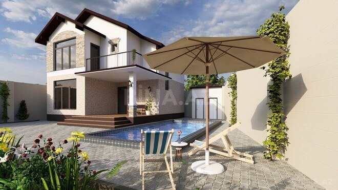 4 otaqlı həyət evi/bağ evi - Pirşağı q. - 170 m² (1)