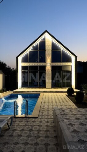 3 otaqlı həyət evi/bağ evi - Qəbələ - 140 m² (5)