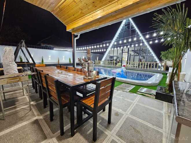 5 otaqlı həyət evi/bağ evi - Qəbələ - 200 m² (1)