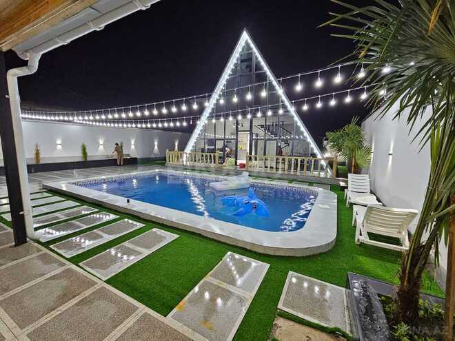 5 otaqlı həyət evi/bağ evi - Qəbələ - 200 m² (6)