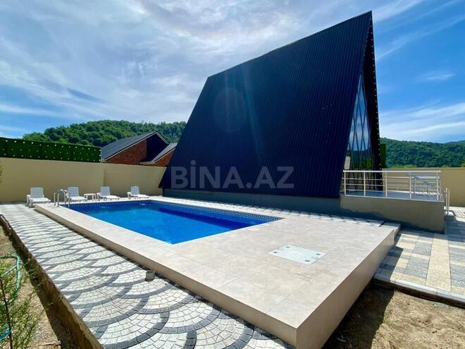 4 otaqlı həyət evi/bağ evi - Qəbələ - 120 m² (15)