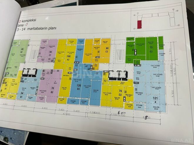 1 otaqlı yeni tikili - Neftçilər m. - 51 m² (3)
