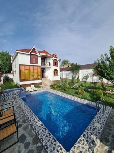 5 otaqlı həyət evi/bağ evi - Qəbələ - 200 m² (16)