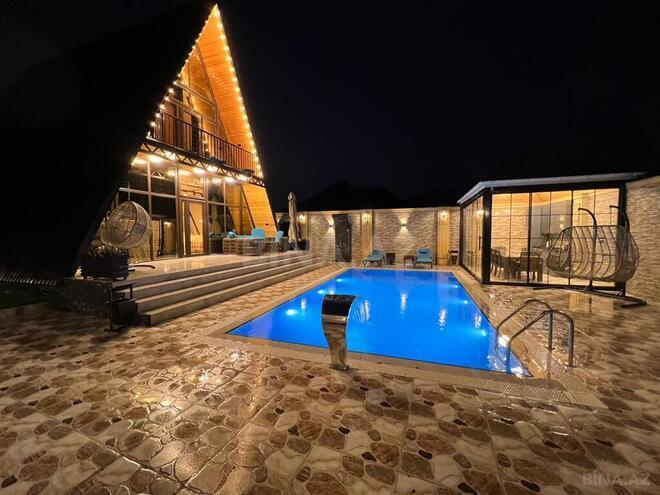 4 otaqlı həyət evi/bağ evi - Qəbələ - 200 m² (1)