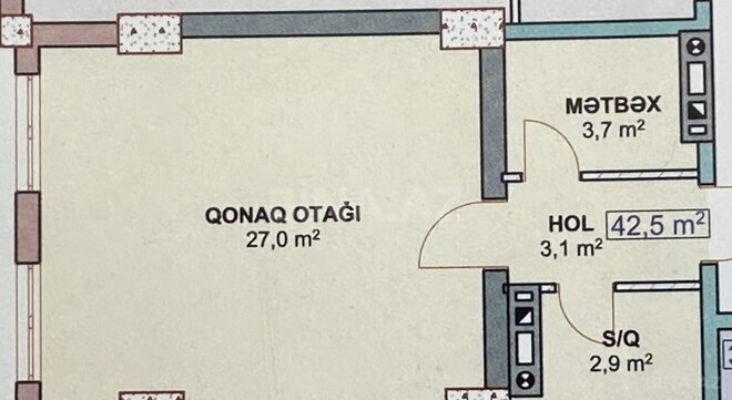 1 otaqlı yeni tikili - Xırdalan - 43 m² (6)