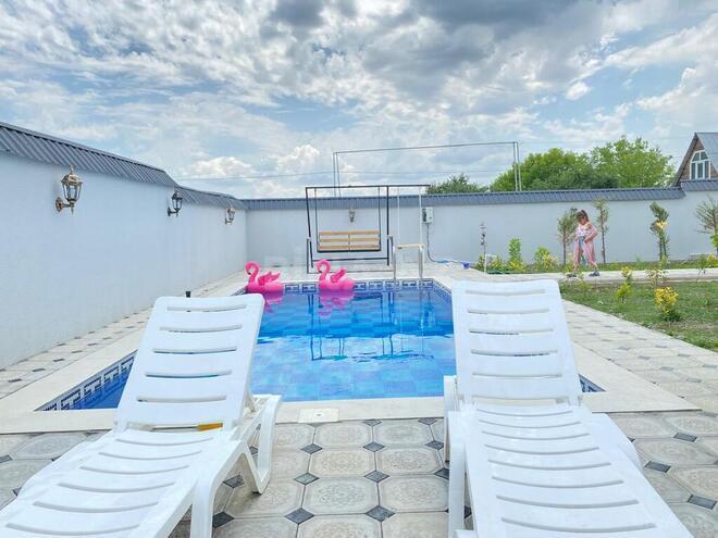 3 otaqlı həyət evi/bağ evi - Qəbələ - 120 m² (6)
