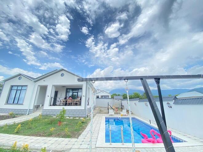 3 otaqlı həyət evi/bağ evi - Qəbələ - 120 m² (2)