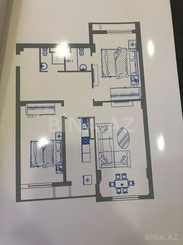 3 otaqlı yeni tikili - Elmlər Akademiyası m. - 134.9 m² (2)