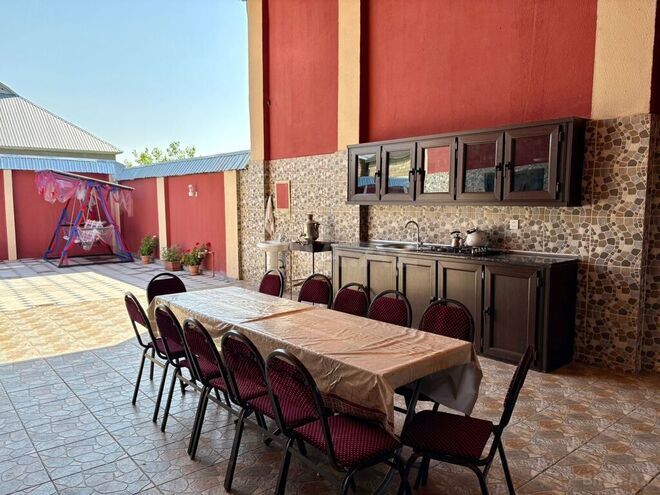 3 otaqlı həyət evi/bağ evi - Qəbələ - 130 m² (9)