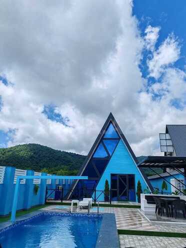3 otaqlı həyət evi/bağ evi - Qəbələ - 100 m² (1)