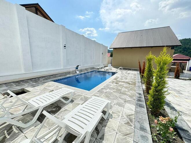 6 otaqlı həyət evi/bağ evi - Qəbələ - 200 m² (7)