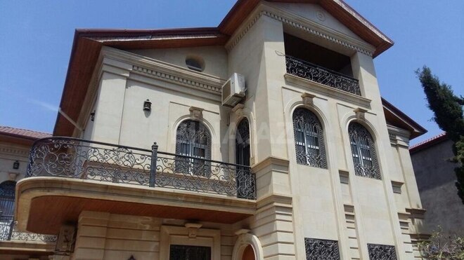 8 otaqlı həyət evi/bağ evi - Nəsimi m. - 550 m² (1)