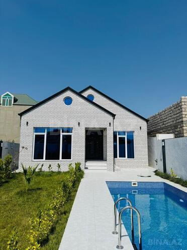 4 otaqlı həyət evi/bağ evi - Şağan q. - 100 m² (2)
