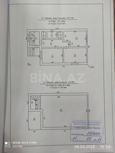 3 otaqlı həyət evi/bağ evi - Lökbatan q. - 150 m² (15)