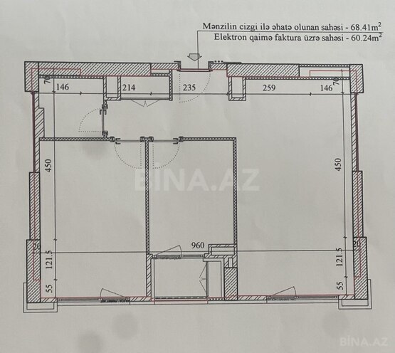 3 otaqlı yeni tikili - Bakmil m. - 68.4 m² (3)