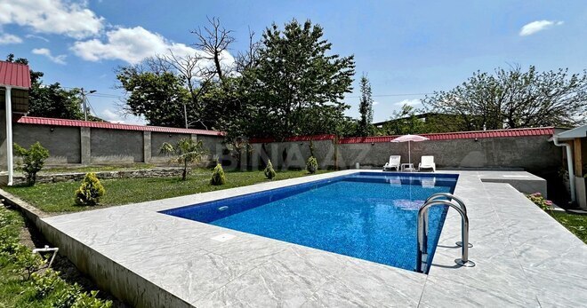 4 otaqlı həyət evi/bağ evi - Qəbələ - 160 m² (18)