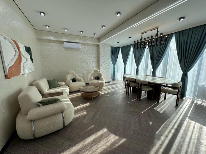 3 otaqlı yeni tikili - Elmlər Akademiyası m. - 130 m² (11)