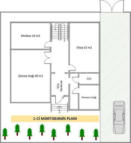 6 otaqlı həyət evi/bağ evi - Mehdiabad q. - 300 m² (25)