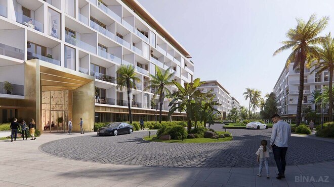 1-комн. новостройка - пос. Нардаран - 48 м² (2)