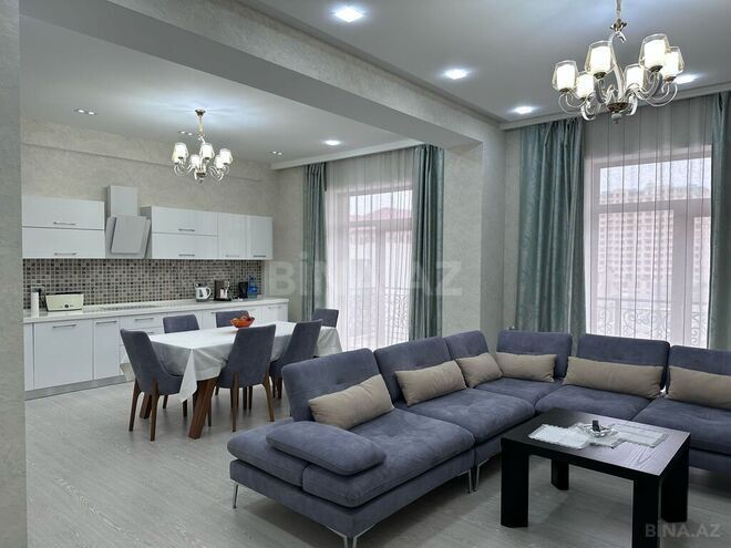 3 otaqlı yeni tikili - Şah İsmayıl Xətai m. - 130 m² (1)