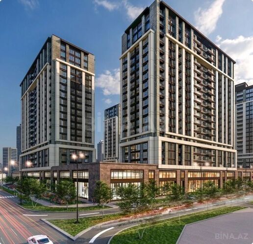4 otaqlı yeni tikili - Şah İsmayıl Xətai m. - 127 m² (1)