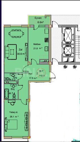 3-комн. новостройка - м. 28 мая - 112.5 м² (5)