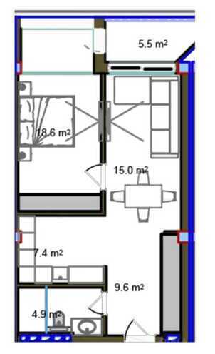 2 otaqlı yeni tikili - Nardaran q. - 73 m² (2)