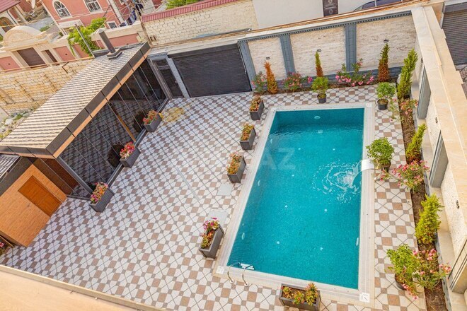 5 otaqlı həyət evi/bağ evi - Novxanı q. - 256 m² (27)