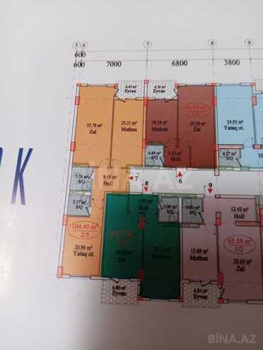 1 otaqlı yeni tikili - Koroğlu m. - 63 m² (8)