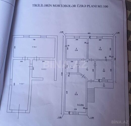 4 otaqlı həyət evi/bağ evi - Xırdalan - 140 m² (9)