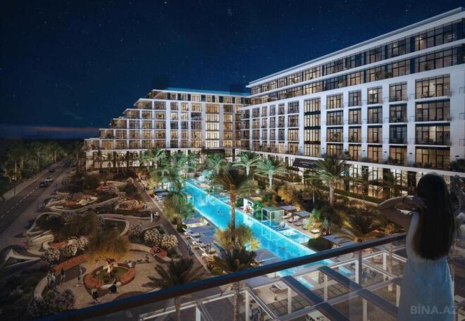 1-комн. новостройка - пос. Нардаран - 44.4 м² (2)