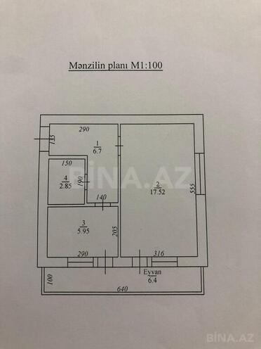 2-комн. вторичка - пос. Мардакан - 39.5 м² (2)