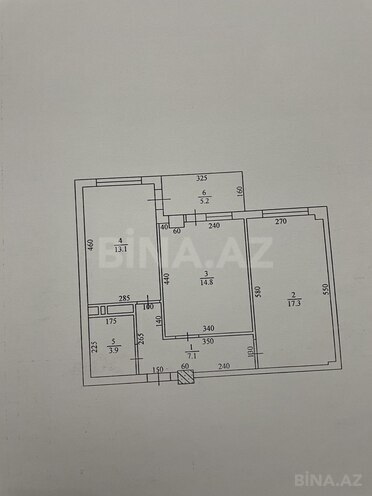 2-комн. новостройка - Хырдалан - 60 м² (5)