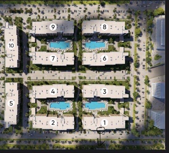 1 otaqlı yeni tikili - Nardaran q. - 57.5 m² (5)