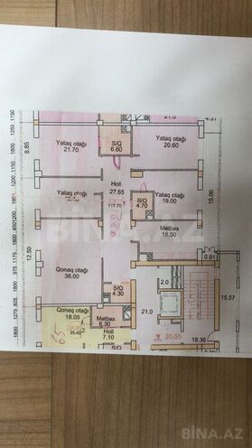 5 otaqlı yeni tikili - Ağ şəhər q. - 222 m² (9)