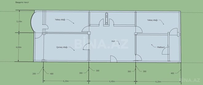 3-комн. новостройка - м. Насими - 150 м² (2)