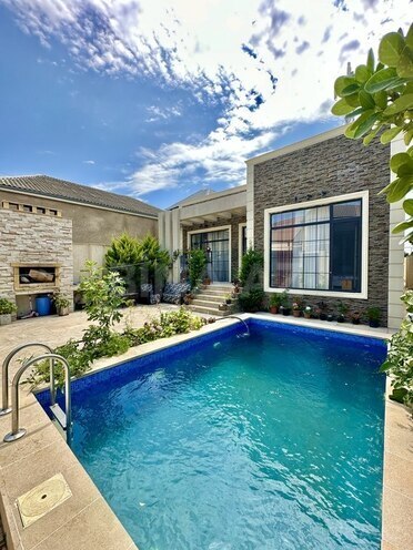 4 otaqlı həyət evi/bağ evi - Mərdəkan q. - 110 m² (1)